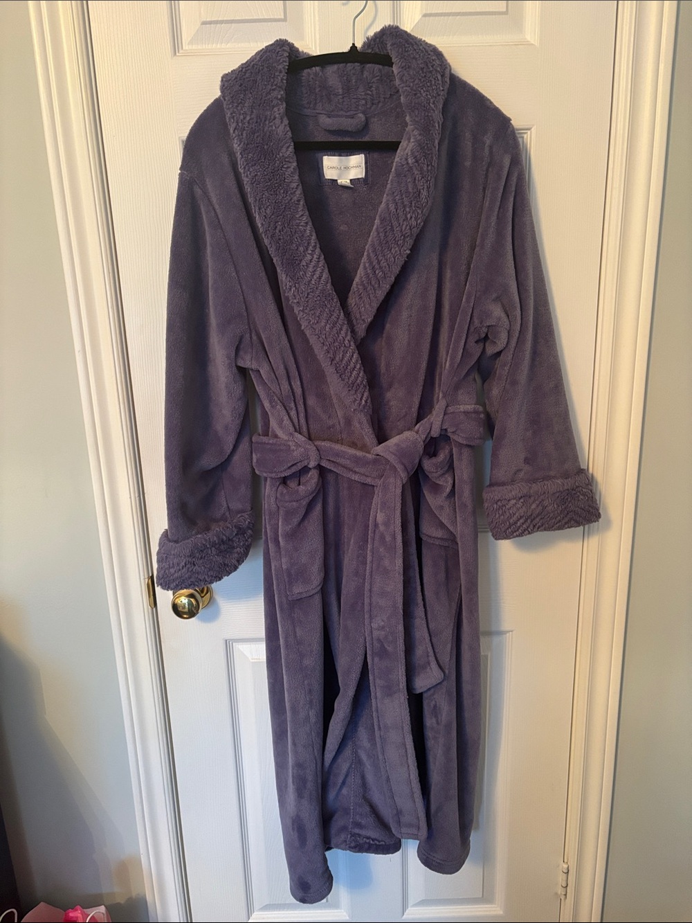 Plush Lavender Bathrobe-XL